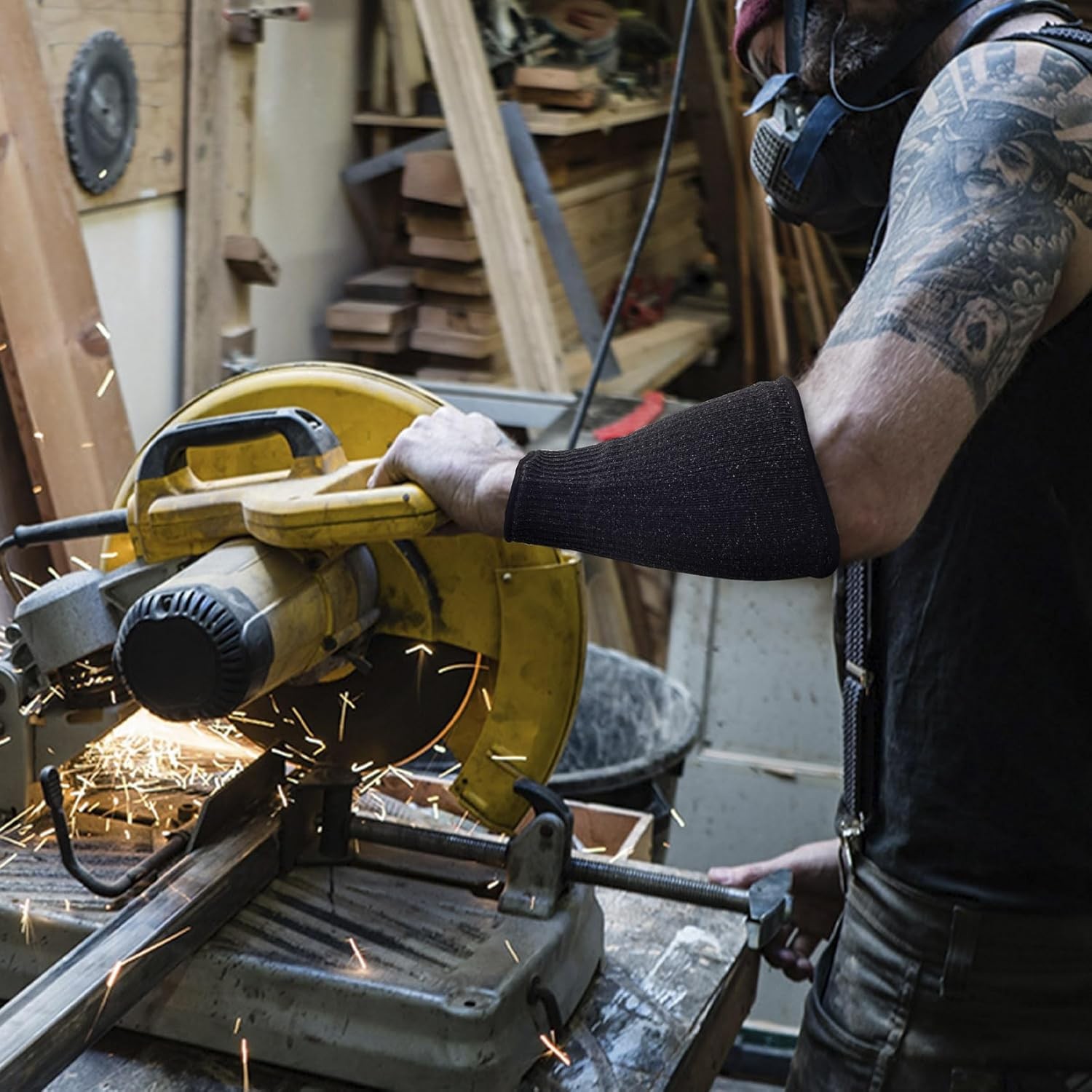 Cut Resistant Sleeves for Arm Protection, Bite-Proof Forearm Protector, Gardenin