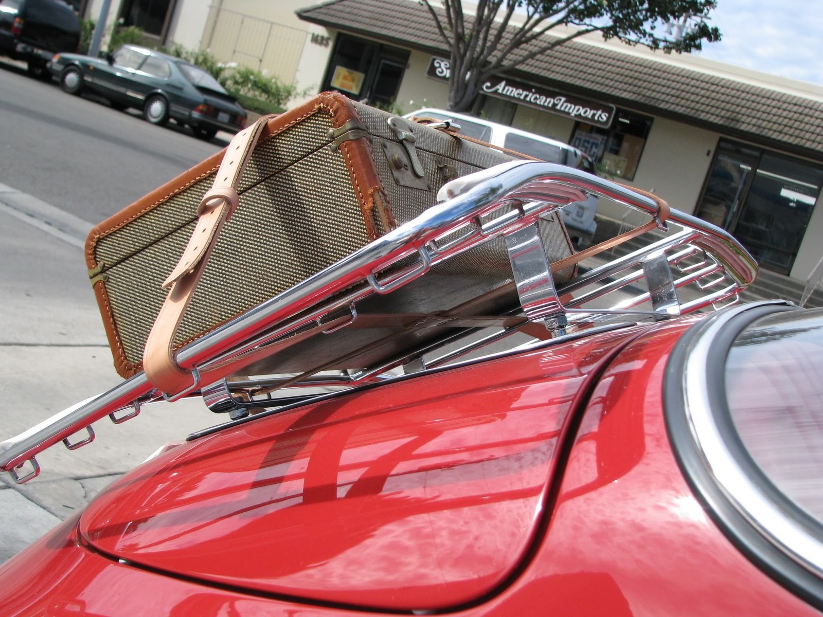 Leather Luggage Straps PORSCHE 356 Leitz Lietz Vintage Trunk Rack Hand Made BRN