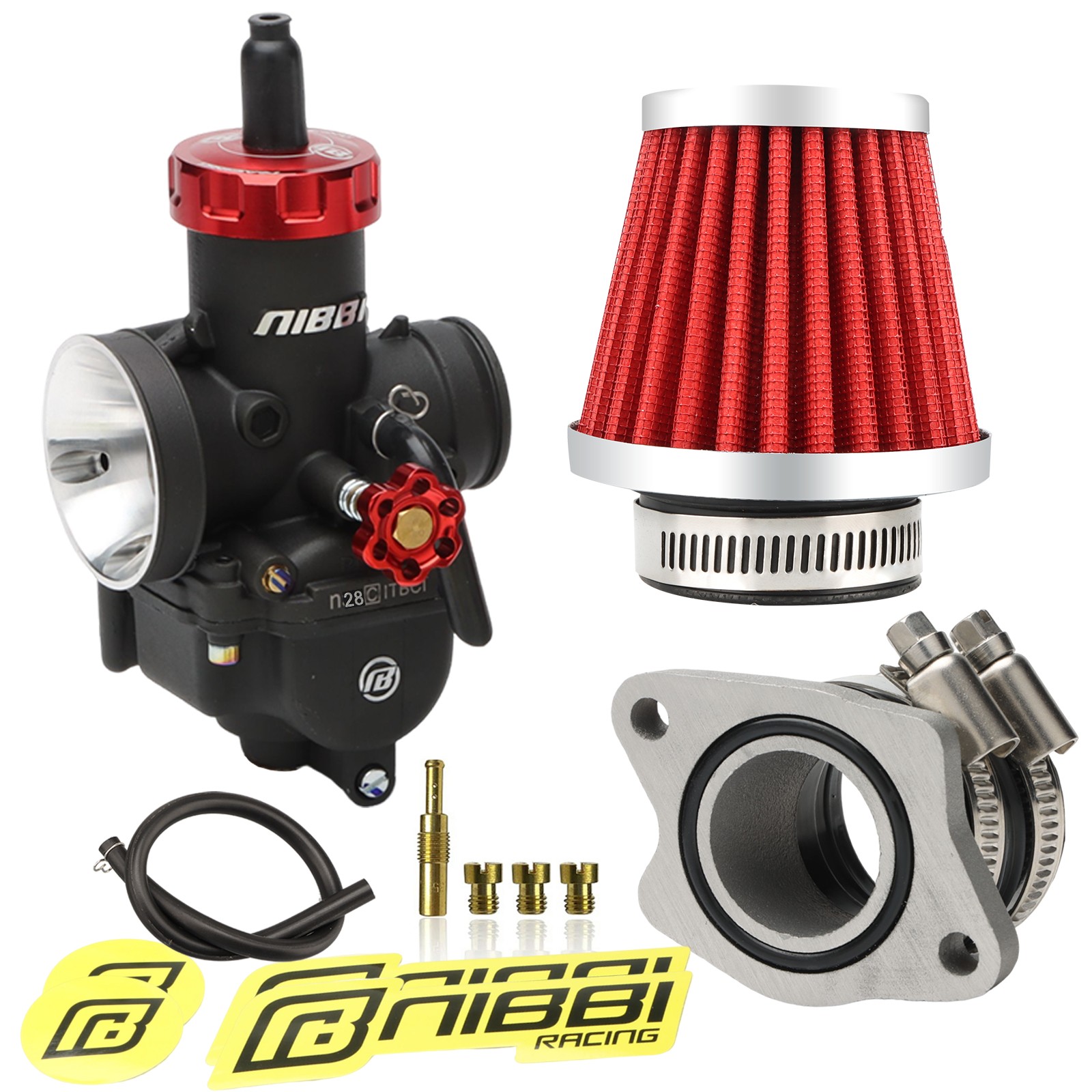 NIBBI 28mm Carburetor Complete Kit For Hawk 200 250 TBR7 DB36 ATV Dirt Bike XPRO