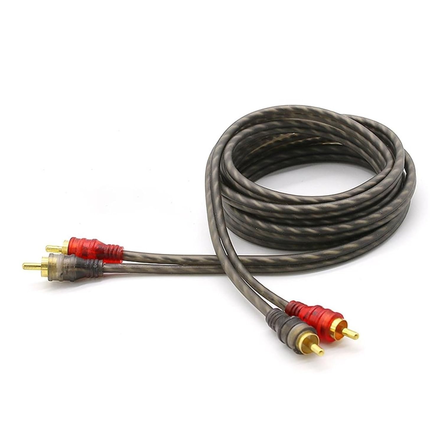 200X RCA Audio Cable Twisted Pair with Noise Reduction Interconnect Amp Wire Lot