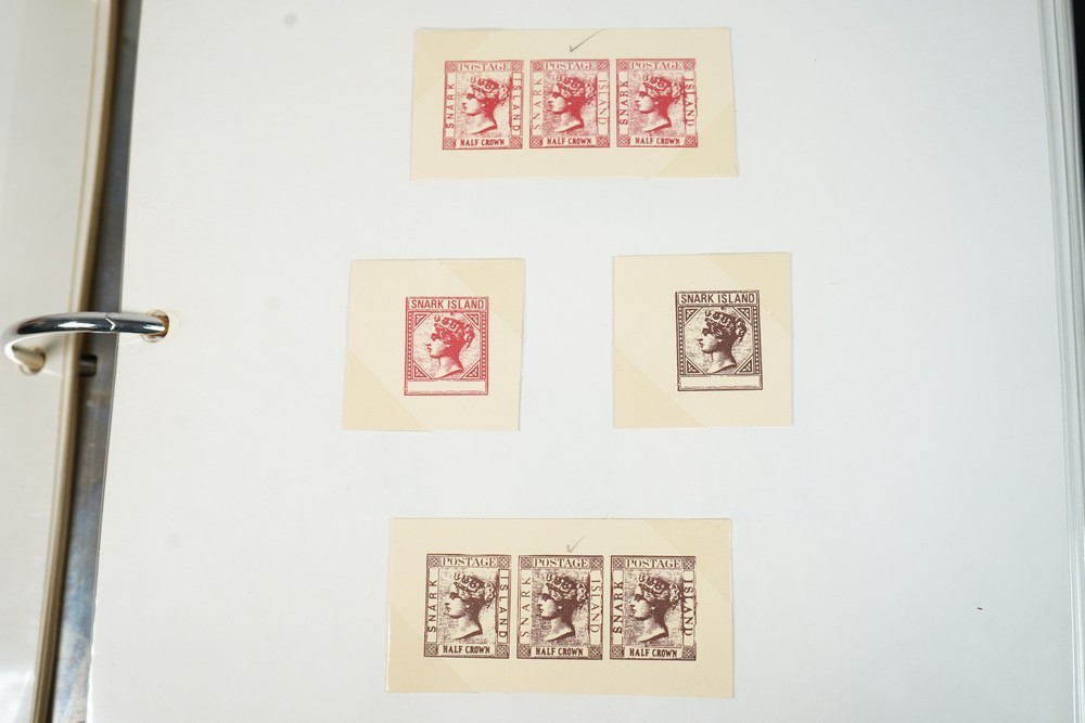 SNARK ISLAND 1980S FANTASY PHILATELY COLLECTION OF CINDERELLAS & COVERS