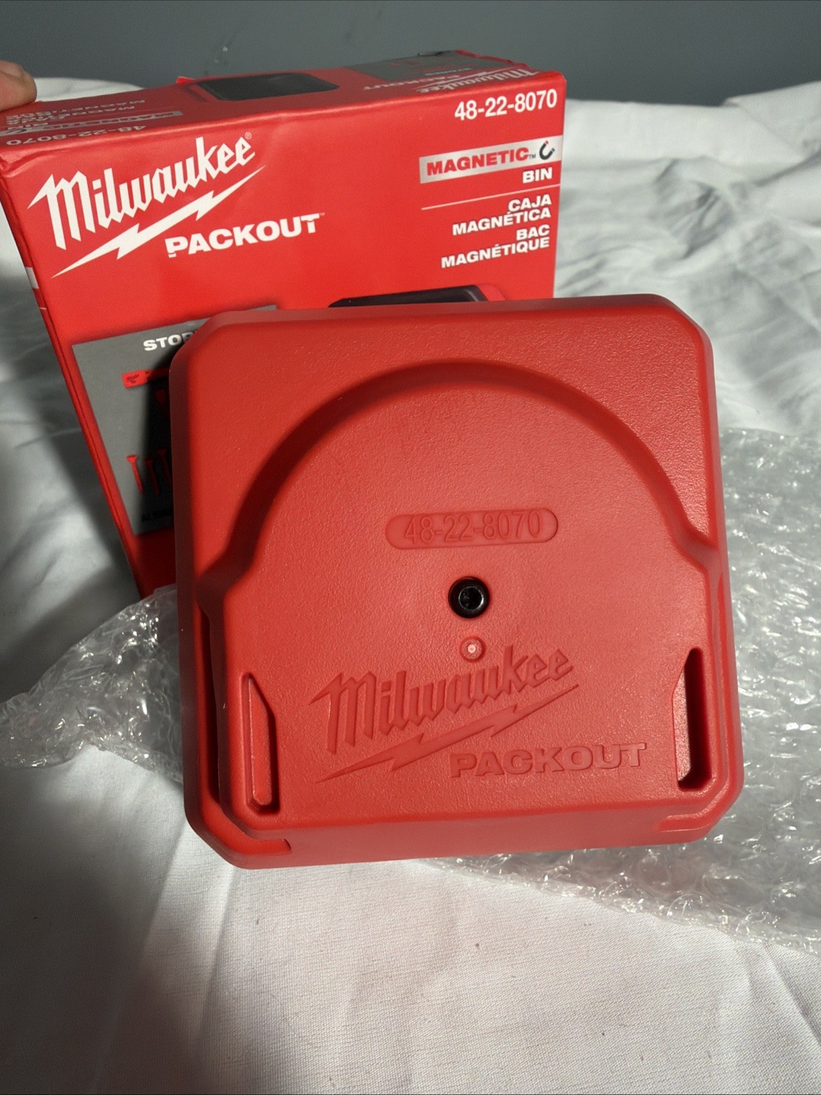 NEW Milwaukee 48-22-8070 PACKOUT Magnetic Wall Mounted Bin