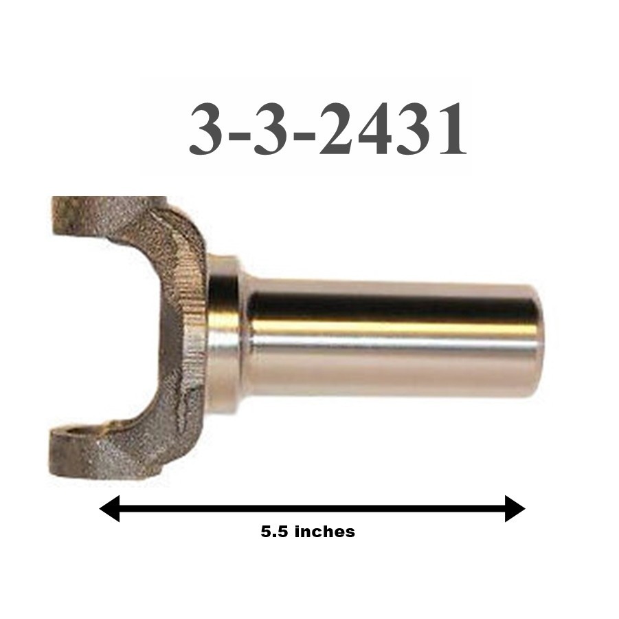 NT Series Forged 1350 Slip Yoke GM TH400 32 spline 5 1/2 inch long Black Forged