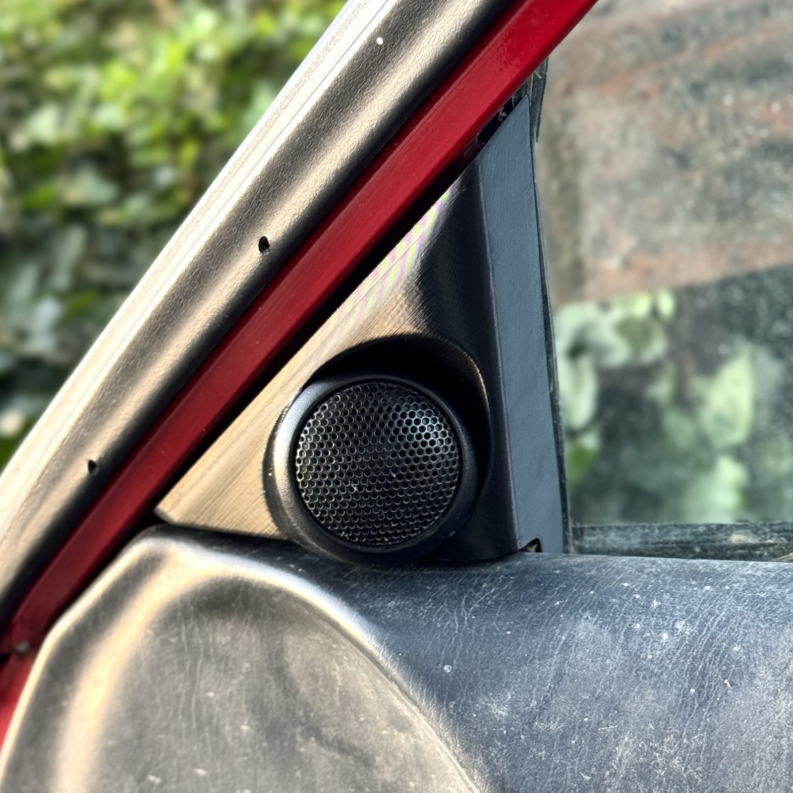 EK Civic 96-98 tweeter mirror cover PAIR 43mm COUPE HATCH 2 3 Door speaker mount