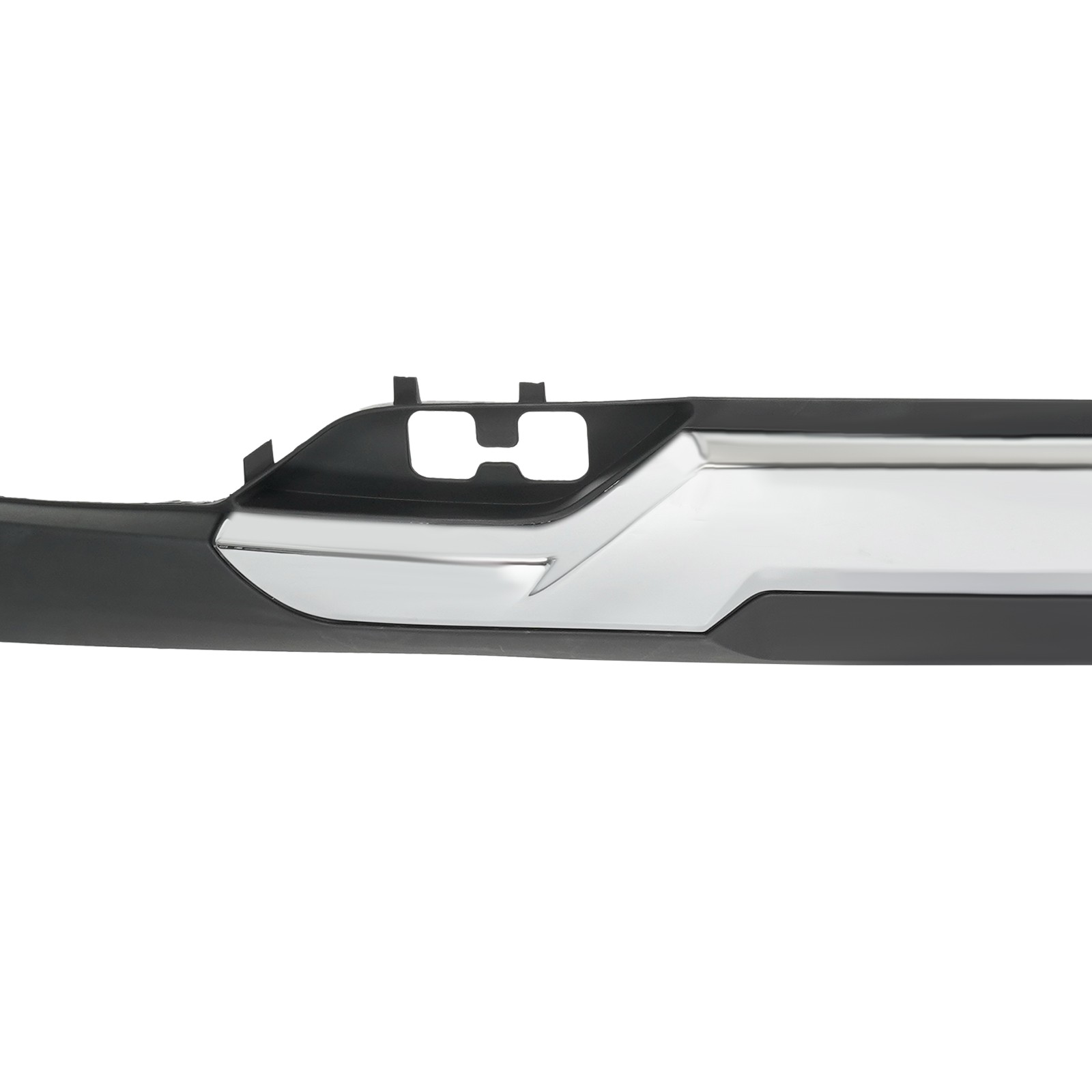 For 2016-2018 Chevy Silverado 1500 Front Lower Bumper Valance+Chrome Skid Plate