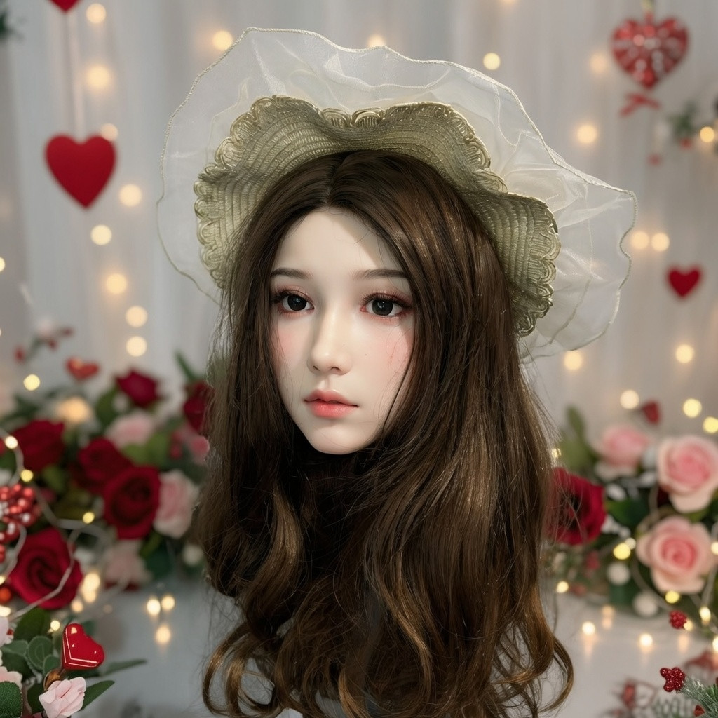 Beauty training, advanced TPE makeup practice mannequine head, with M16 mounting