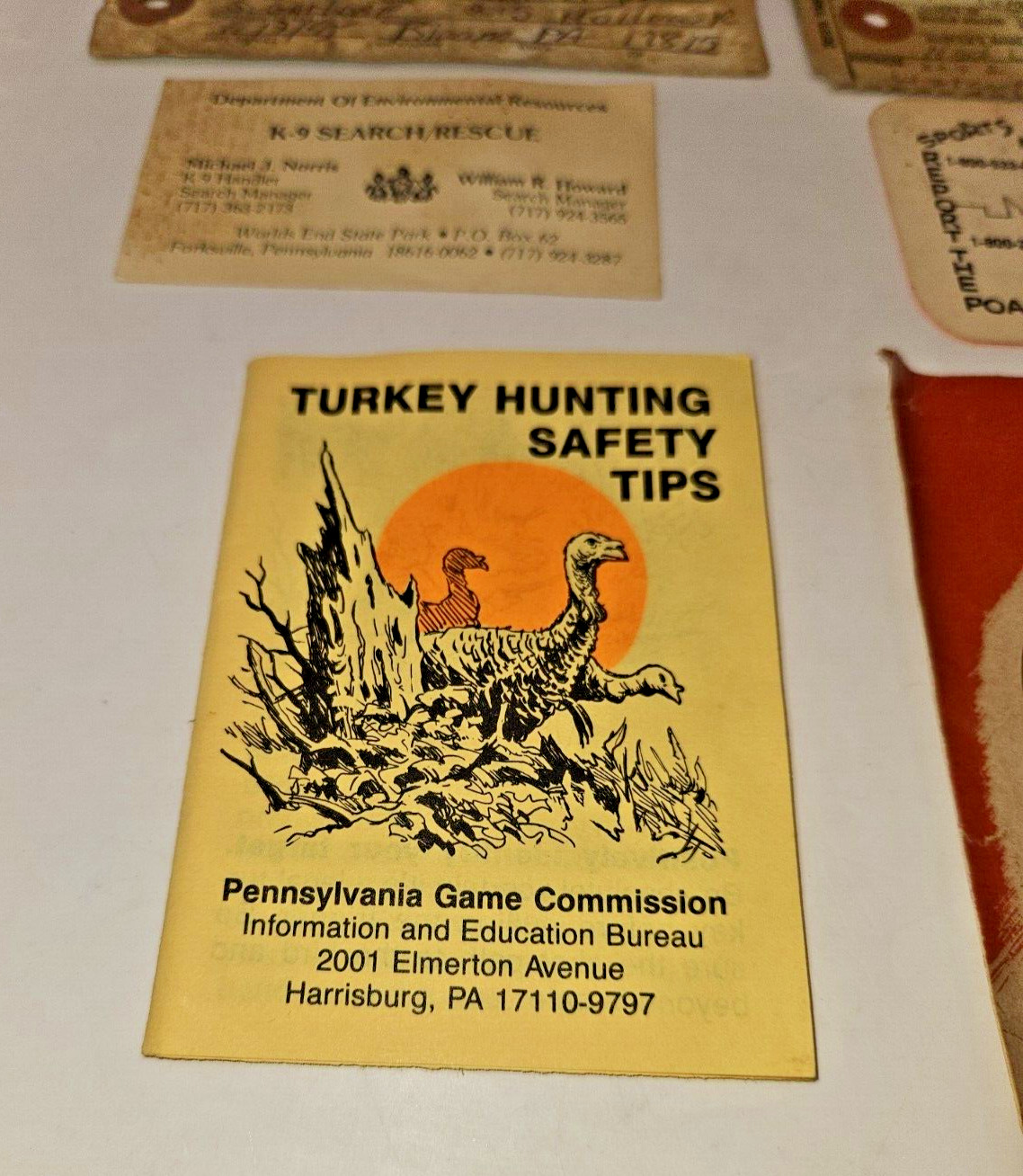 PENNSYLVANIA Deer Hunting 1977 1995 State Resident Gun club pass Misc papers