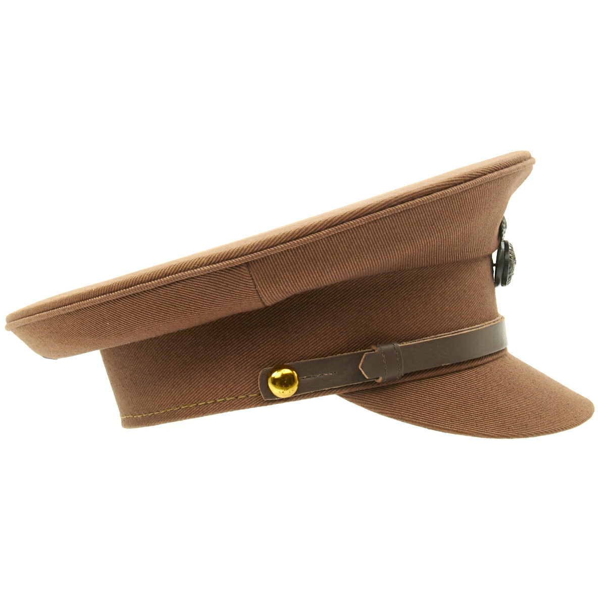 British WWI Officer Service Dress Peaked Cap- Size US 7 3/4 (62cm)