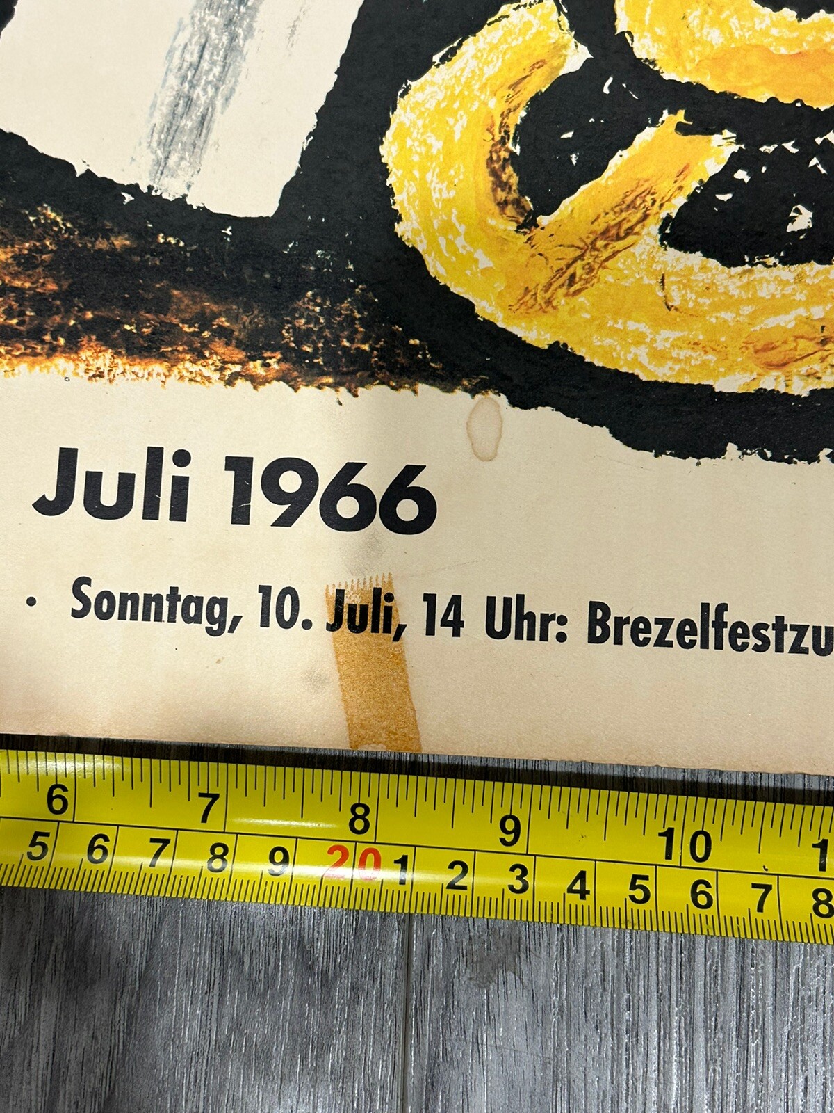 Speyer Pretzel Festival 1966- Pretzel Festival - Vintage Poster