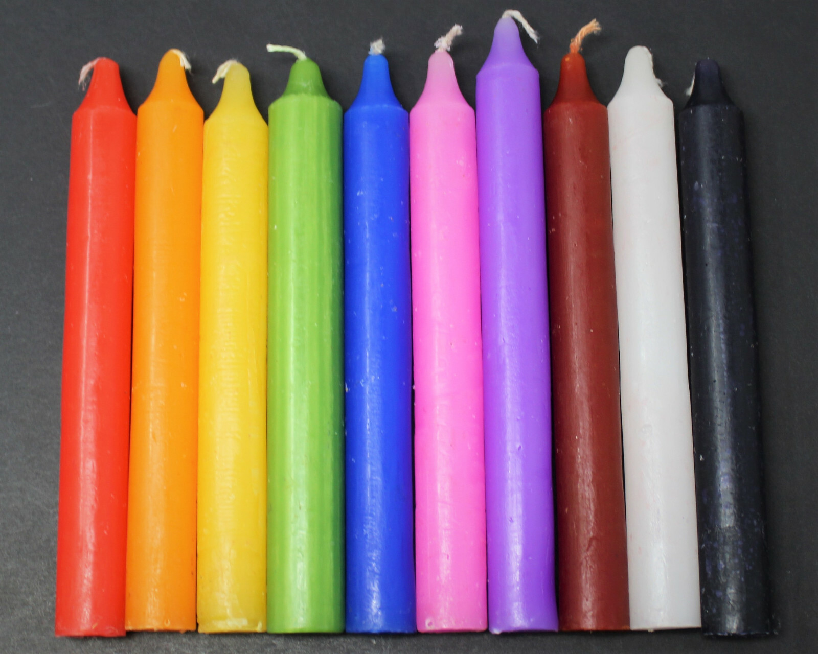 6" Taper Candles 10 Colors BUY 2 GET 2 FREE (MUST PUT 4 IN CART) (Ritual Spell)