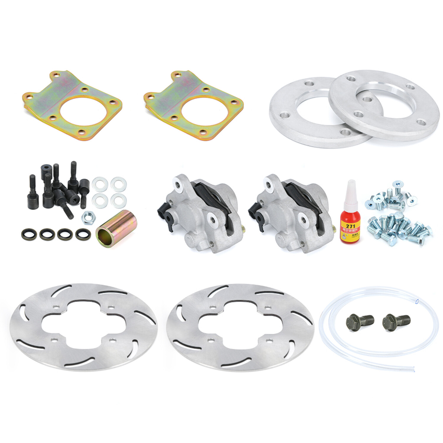 Disc Brake Conversion Kit Front for Honda Rancher 350 4x4 TRX350FE/FM 2000-2006