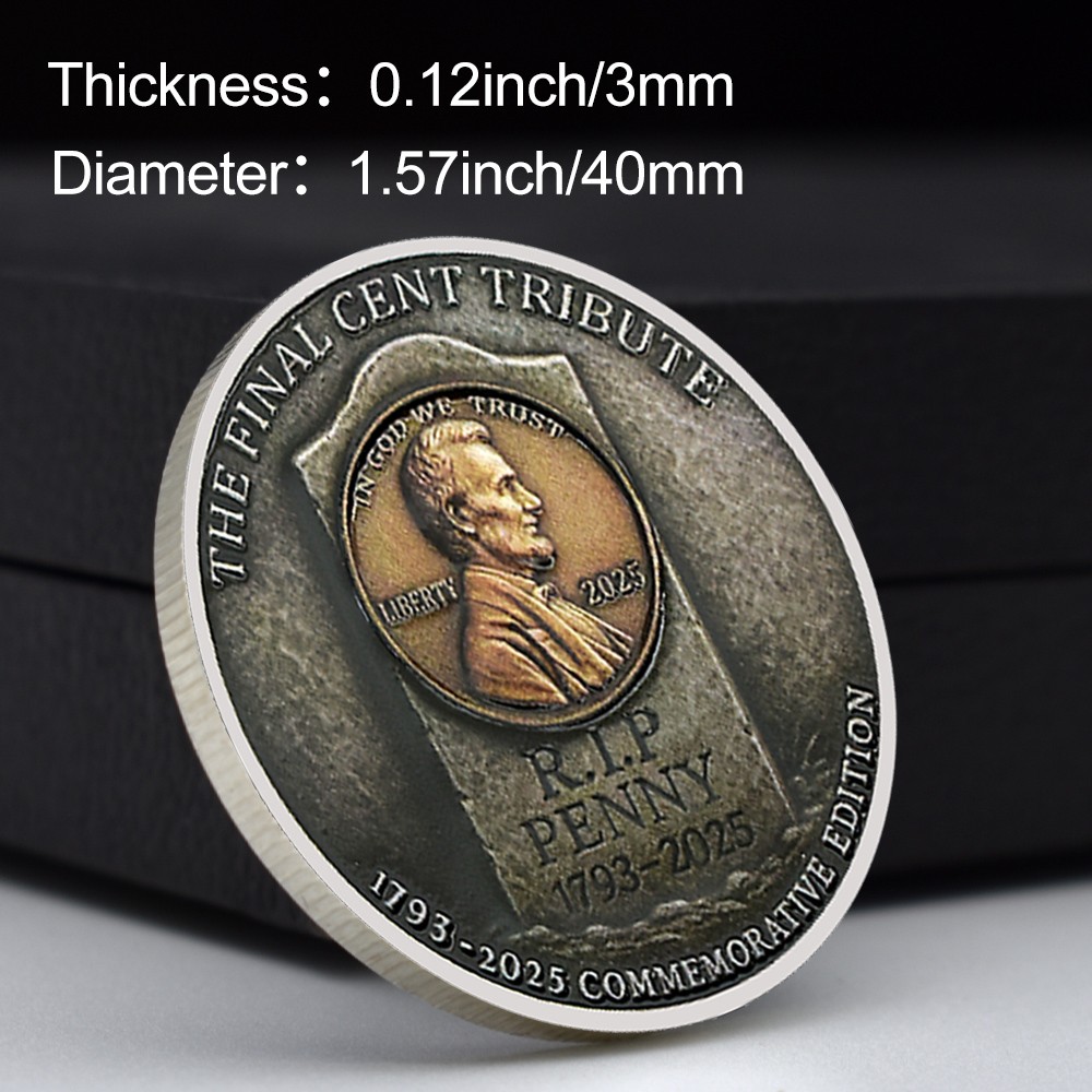 2025 The Last Penny Tribute Coin | Final Issue Philadelphia Collectible Medal