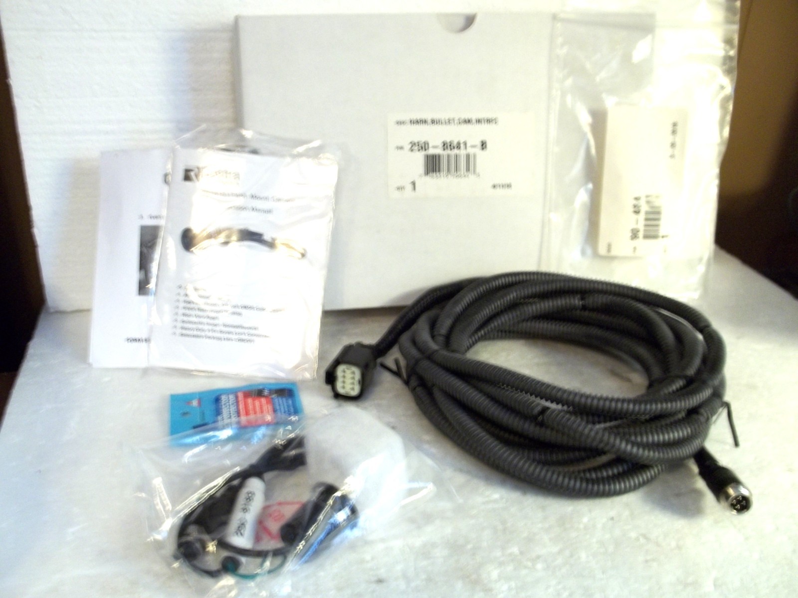 Rostra 250-8183 180 Degree/22mm Flush-Mount Camera & 20 Meter Harness 250-8641-B