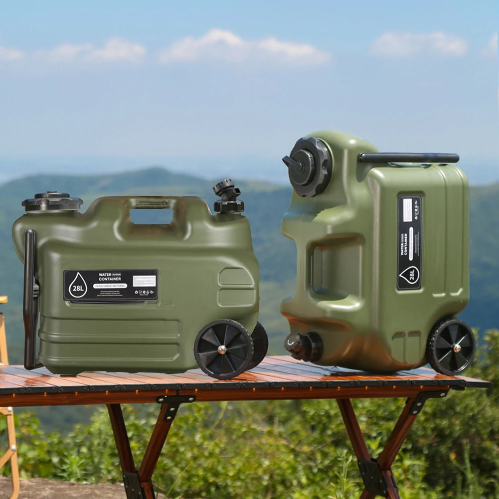 7 Gallon Water Jug,Camping Water Container, BPA Free Portable Water Dispenser US