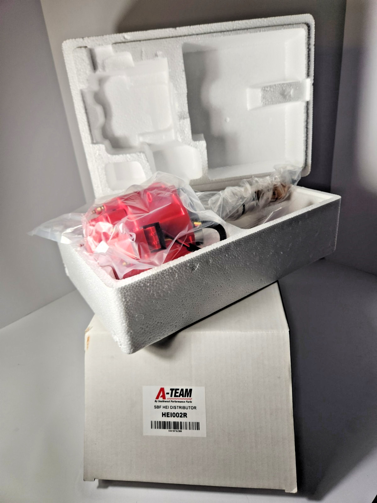 SBF Small Block Ford 260, 289, 302 Windsor V8 HEI Distributor and 65K Coil