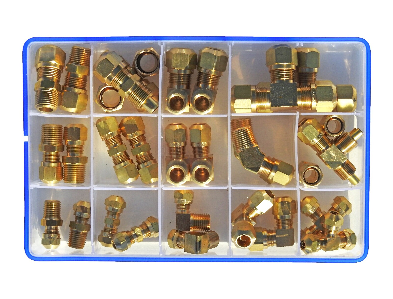 Road Superior Truck Parts DOT Approved Assorted Brass Compression Fitting Kit