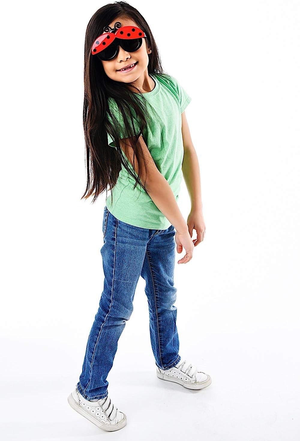 SUN-STACHES Kids One Size Lady Bug Sunglasses 100% UV Protect Impact Resistant