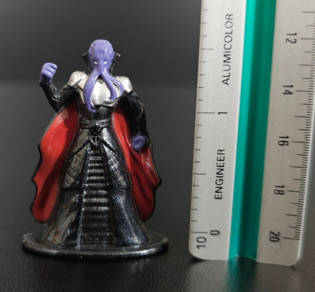 Jada D&D Mind Flayer die-cast metal miniature figure, used