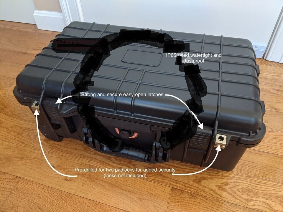 XXL CARRY-ON ROLLER LUGGAGE WATERPROOF TRAVEL CASE GRADED CARD SLABS STORAGE TCG