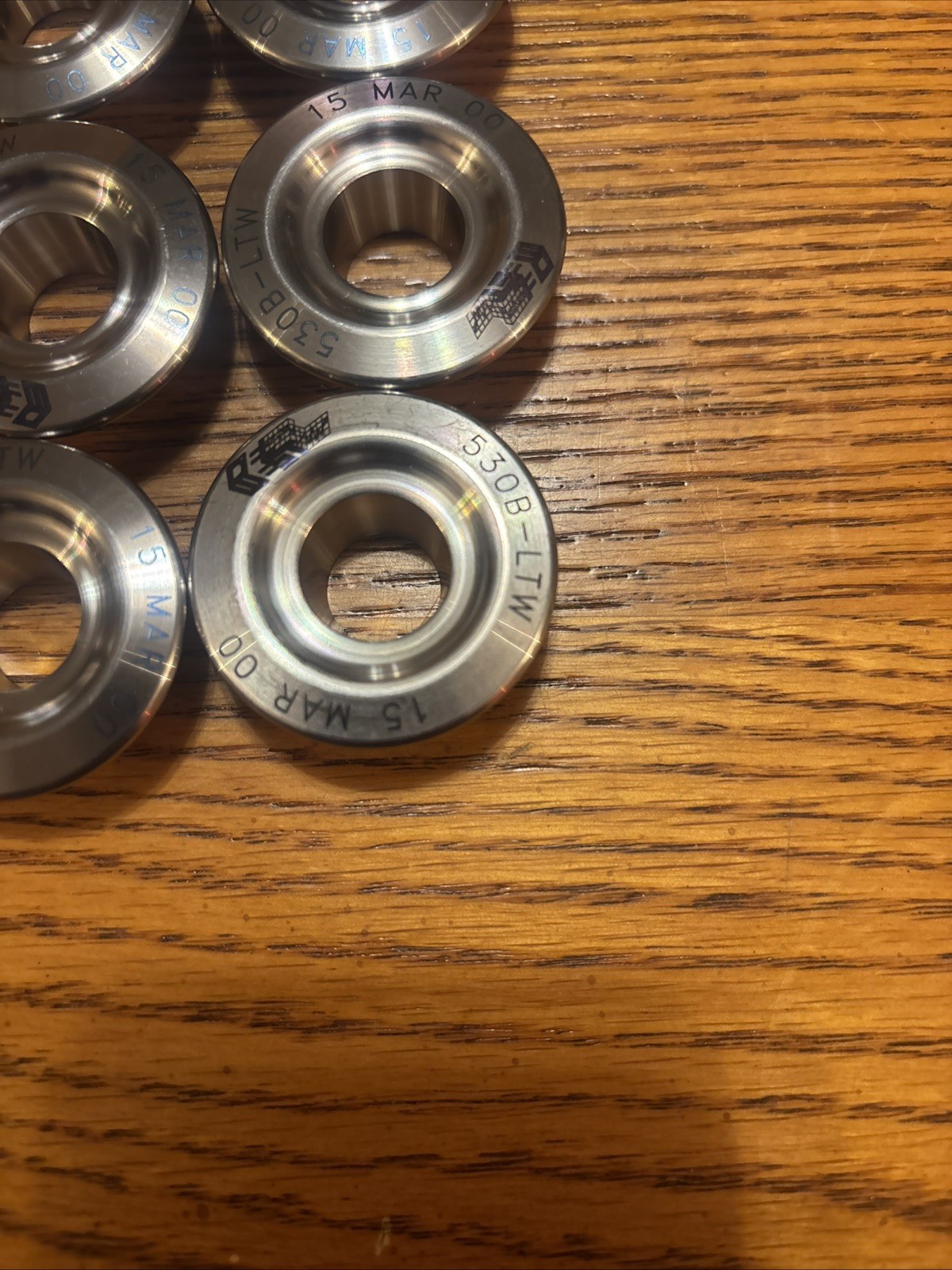 NEW Del West Super 7 Titanium Retainers 530B-LTW