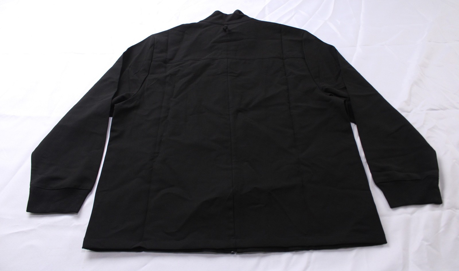 Mandala Men's Modern Anti-Microbial Breathable Scrub Jacket CN6 Black Large NWT