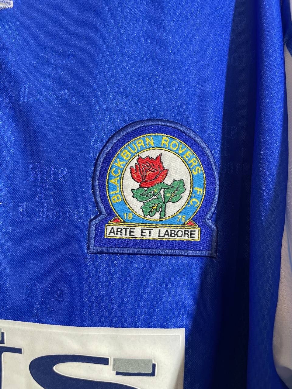 Blackburn Rovers Jersey Vintage Home Football Shirt 1996 - 1998 Asics Men Size L