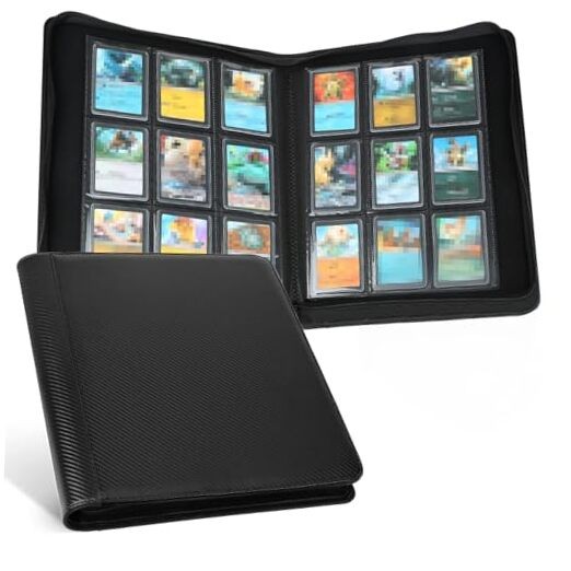 Toploader Binder, Holds 288 Toploaders, 9 288 Toploader Binder Carbon Black