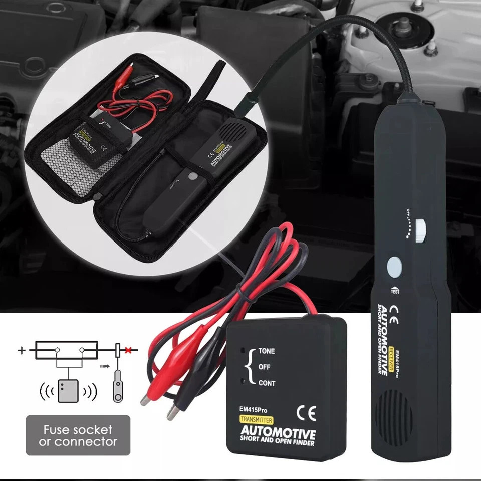 Automotive Circuit Tester Short & Open Finder DC 6-42V Car Wire Tracker Tool