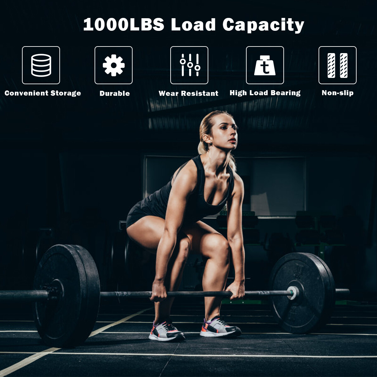 1000 lb Olympic Chromed Weight Bar 7' Olympic Barbell Multipurpose Weightlifting