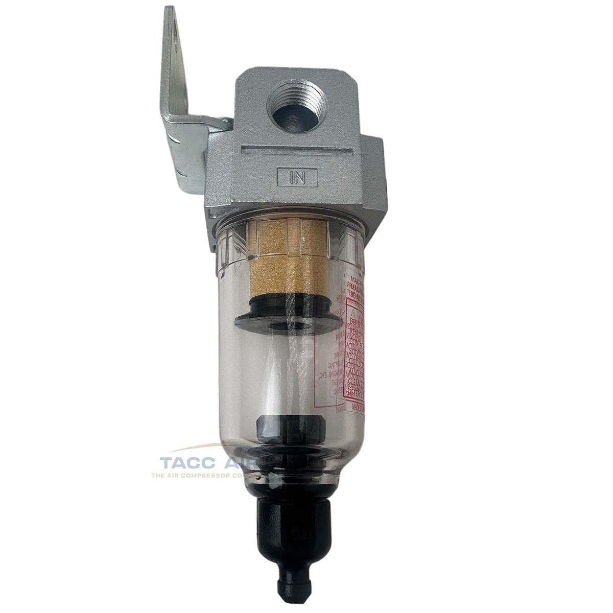 1/4" Compressed Air Compressor In Line Moisture & Water Filter Trap Separator