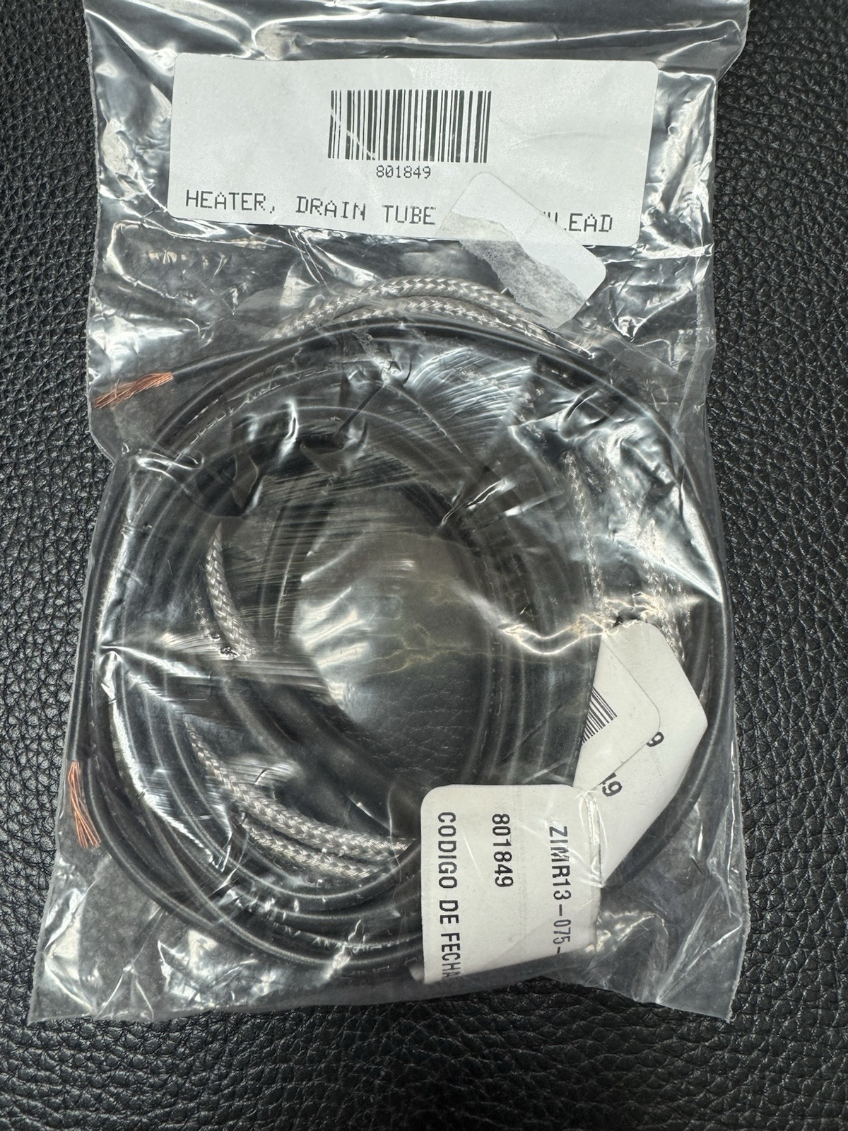 TRUE 801849 EVAPORATOR DRAIN TUBE HEATER …GENUINE OEM,,..NEW