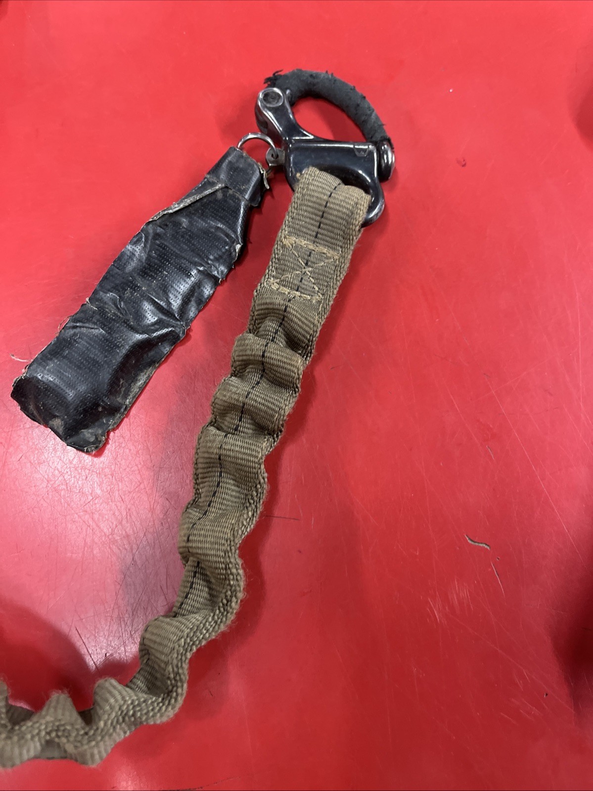 US Special Ops ATTACK! OPGEAR Safety Retention Lanyard Helo Strap w. Carabiners