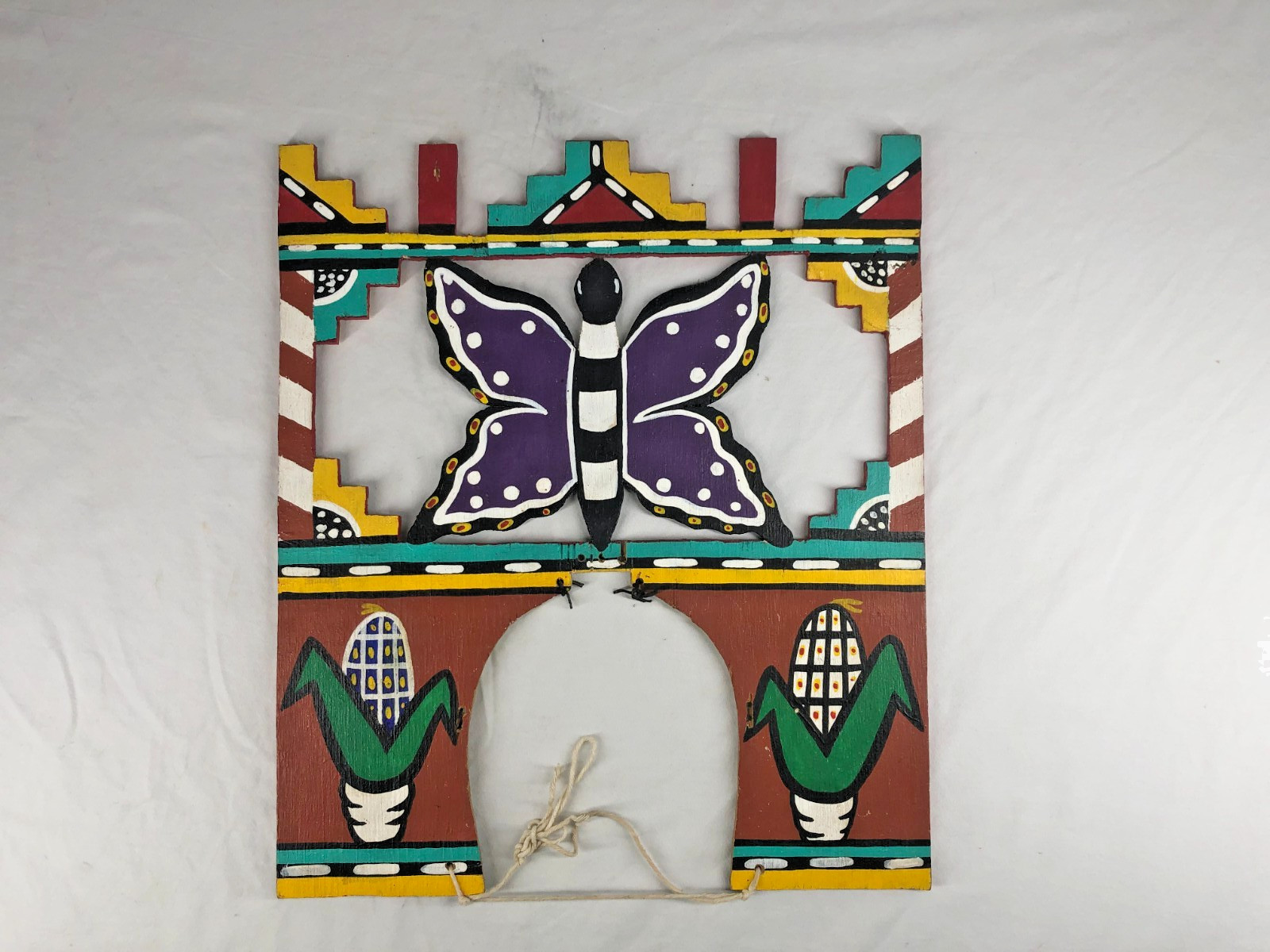 GREAT OLDER ORIGINAL HOPI MADE TABLITA 16" TALL X 14" ACROSS