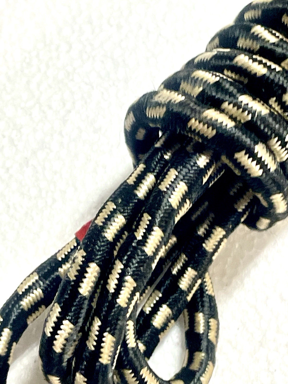 Antique Vintage 6' Cloth 2-Prong Appliance Cord Bakelite "N" Logo Art Deco NICE