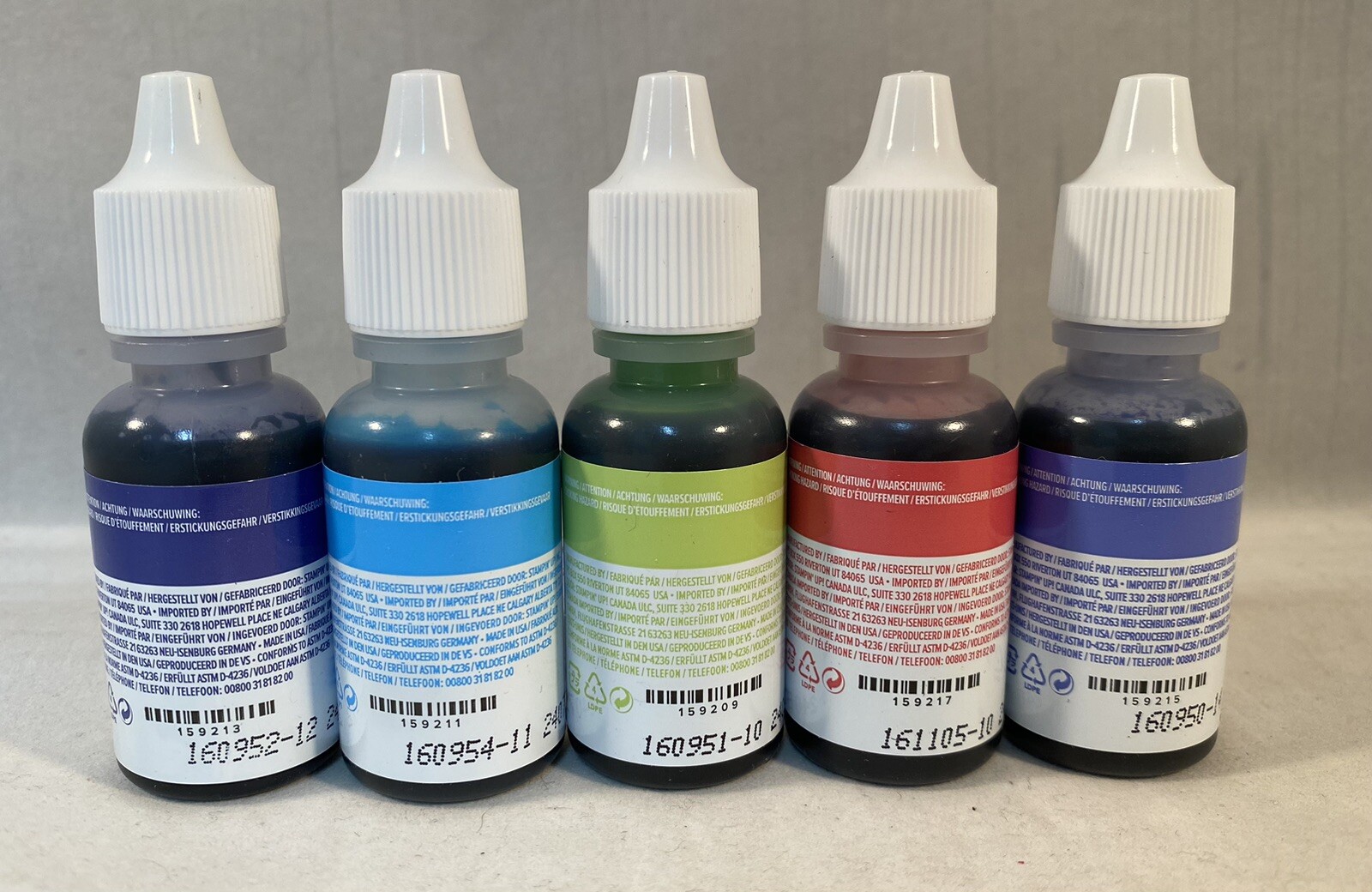 2022-2024 IN COLOR Reinkers by Stampin Up Classic Ink Refill Reinker 5 Total A24