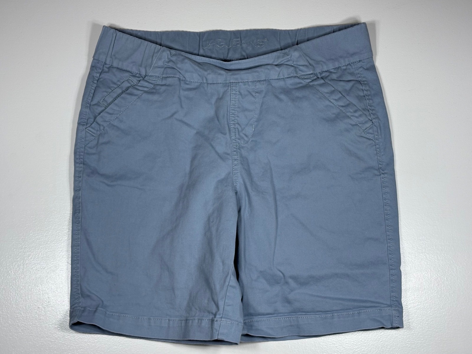 JAG Shorts Women 10 Blue Chino Stretch Casual Summer Travel Coastal Classic