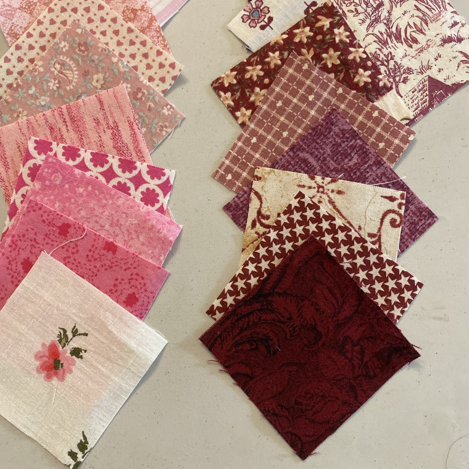 150 2.5 INCH (2.5” X 2.5”) QUILT SQUARES - Cotton Fabric Crafts Sew