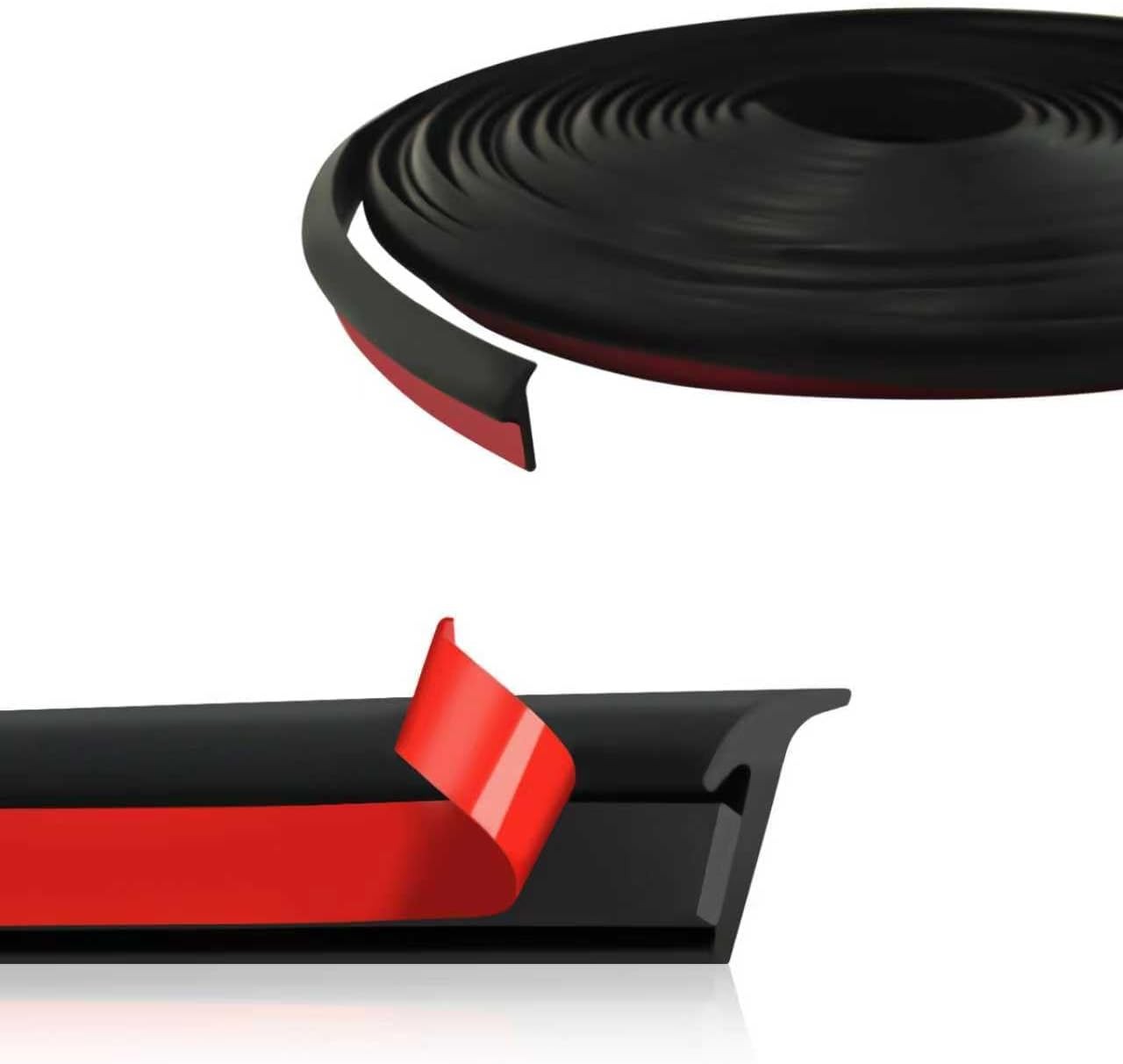 Rubber Edge Trim T Molding Seal Strip Car Windshield Edge Weather Stripping 16.4