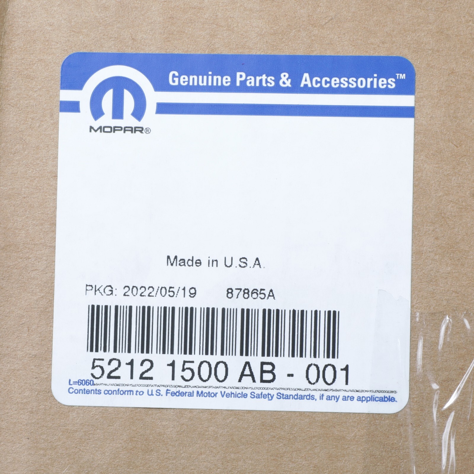 Genuine Mopar 2002-04 Dodge Durango & Dakota Emission Vapor Canister 52121500AB