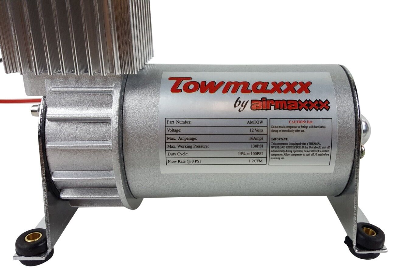 airmaxxx Pewter Utility Air Compressor For Air Ride Suspension Air Horns 130 psi
