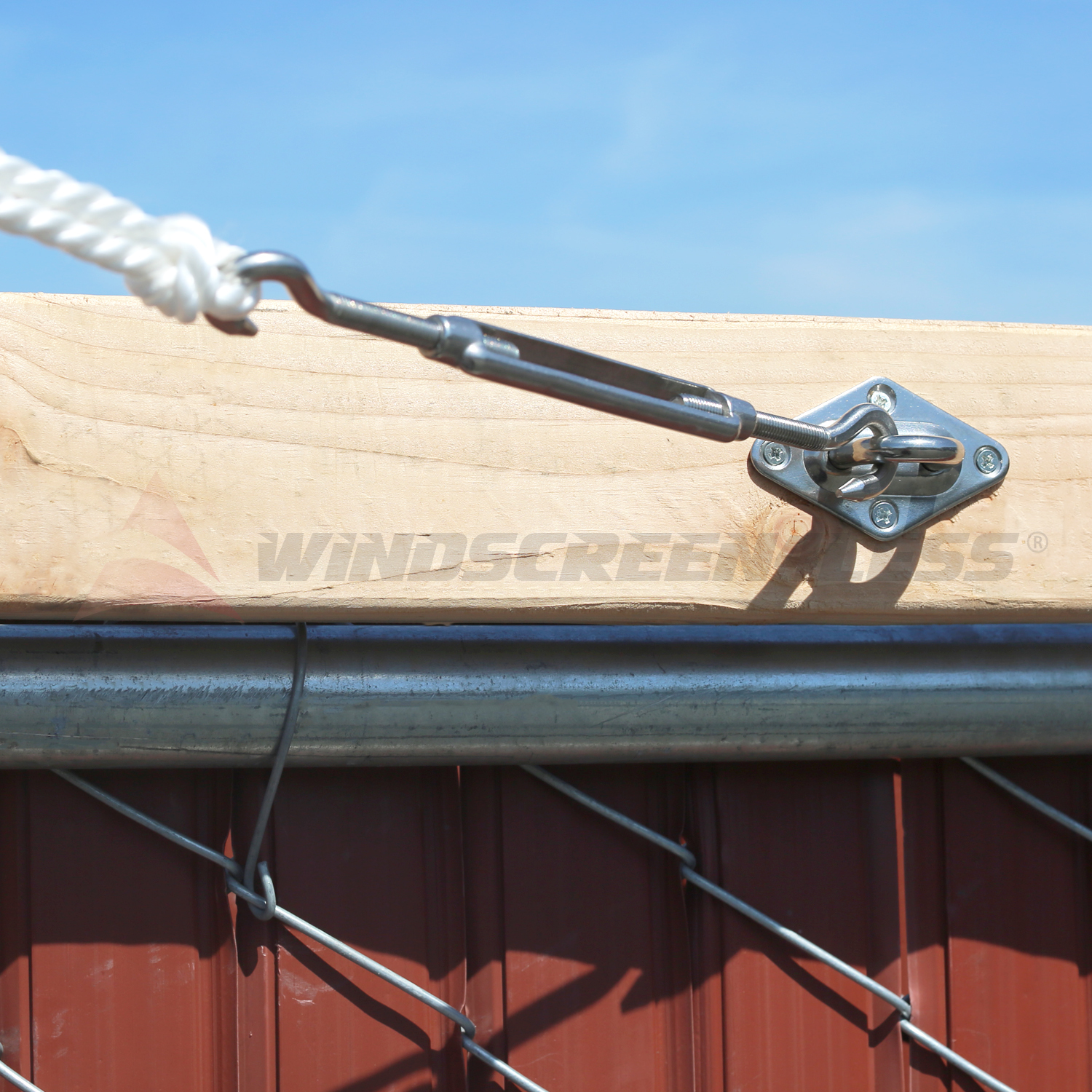 Sun Shade Sail Hardware Kit-6 inches-Super Heavy Duty-Triangle Sun Shade Sail