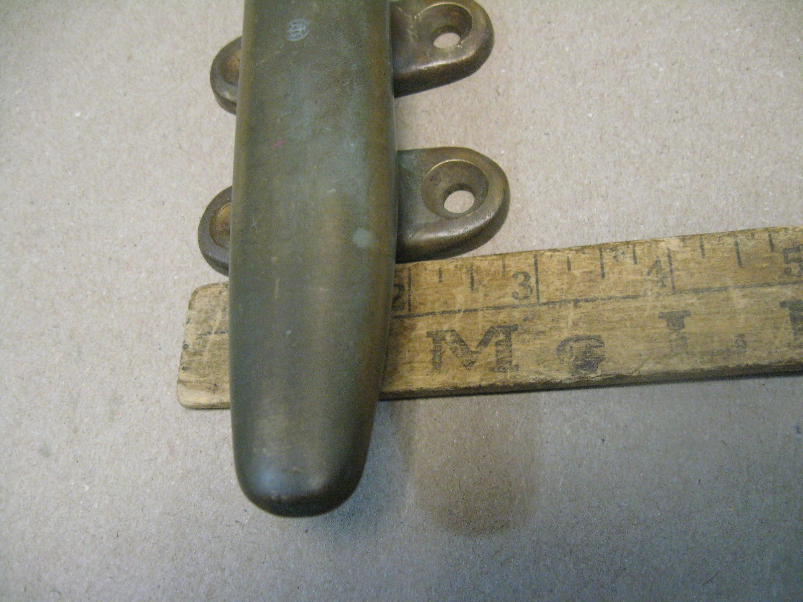 Antique Vtg 7" Solid Bronze Merriman Boat Sailboat Marine Mooring Cleat