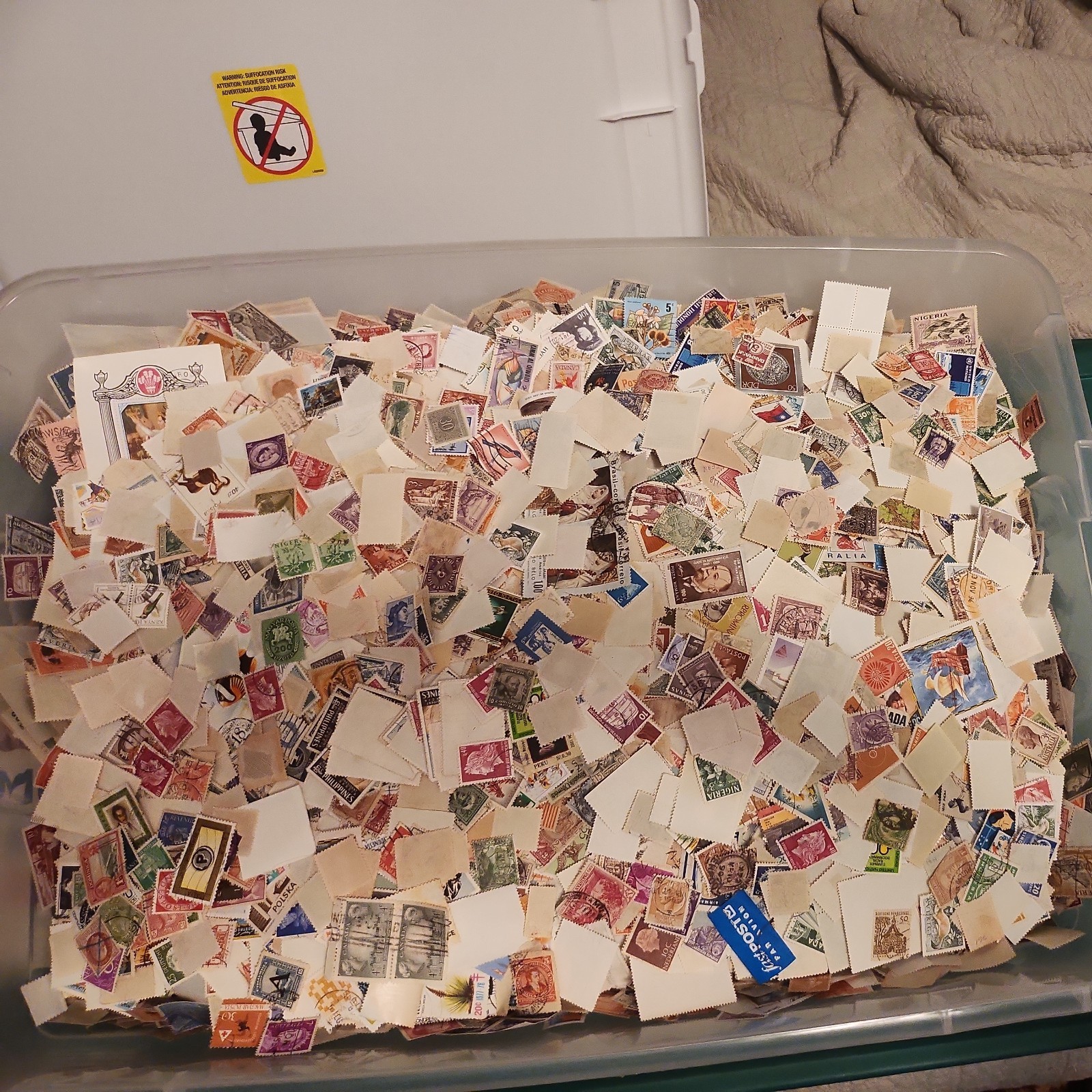 Huge Assortment Worldwide US/Foreign Stamps Used, Mint, Glassines, Covers, BOBs