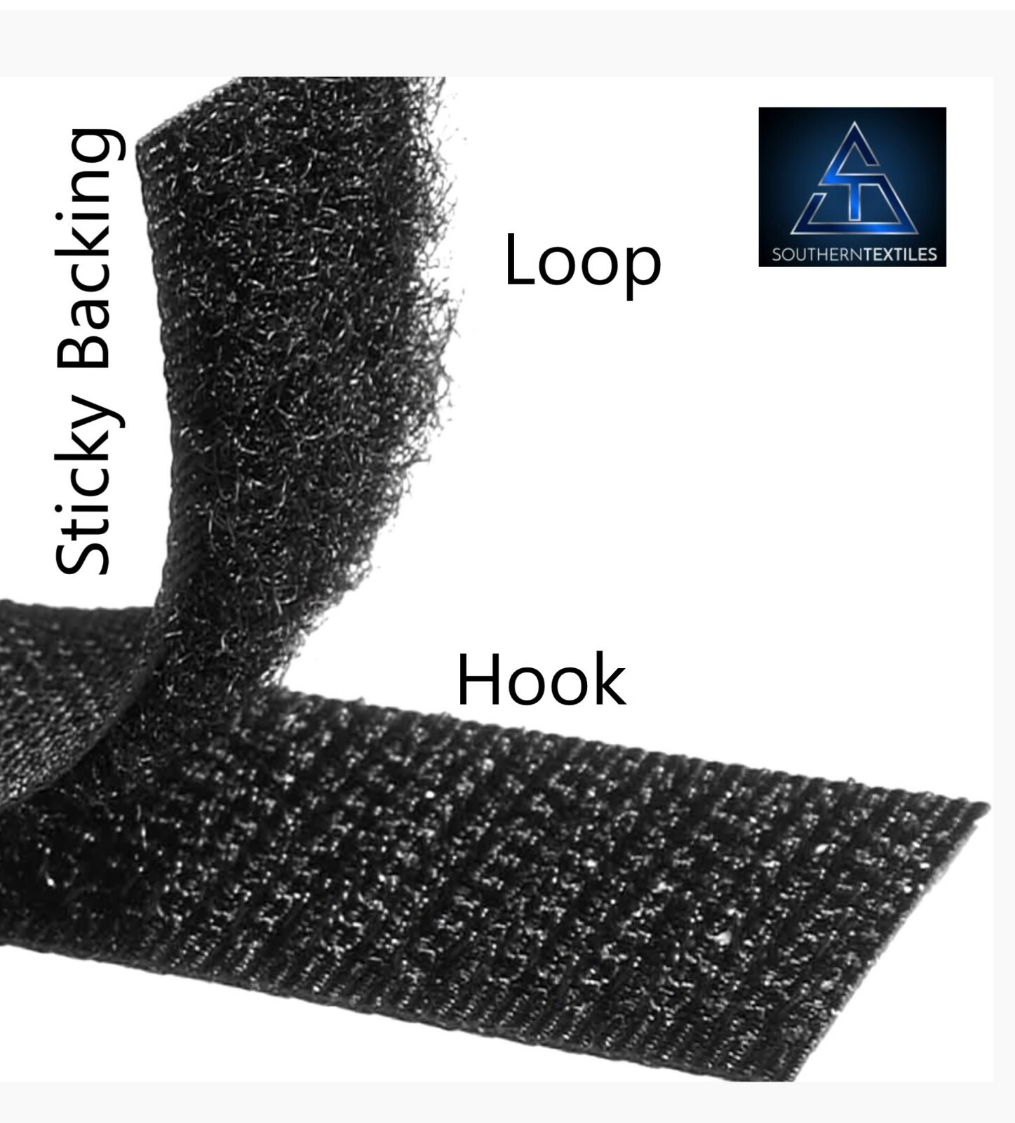 4 x 6-inch Loop Side Only Sew on Double-Sided Self Adhesive Mounting Sticky Pks