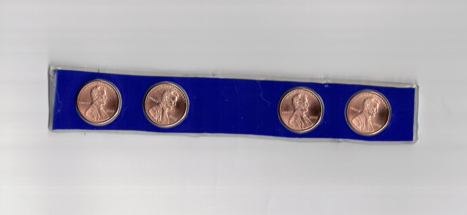 2009 P D Lincoln Bicentennial Satin BU Copper Cent US Mint Cello 8 Coin Set