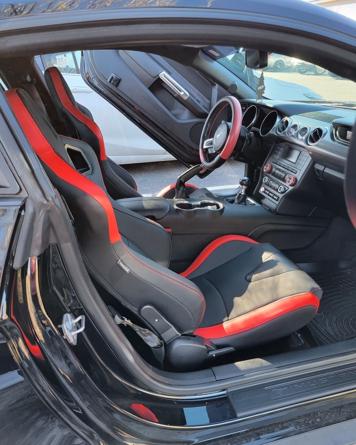 1 PAIR L+R HEAVY DUTY 5mm RACING SEAT BRACKET ADAPTER FOR 2005-2014 FORD MUSTANG