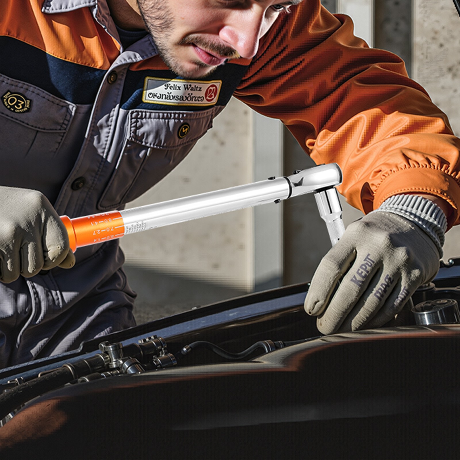 VEVOR Click Torque Wrench Set 3Pcs 1/4 3/8 1/2 In Drive Dual-direction 72-Tooth