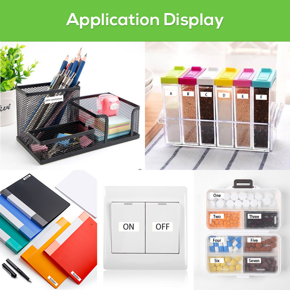 5 PK For Brother P-Touch TZe-231 TZ-231 12mm White Standard Laminated Tape