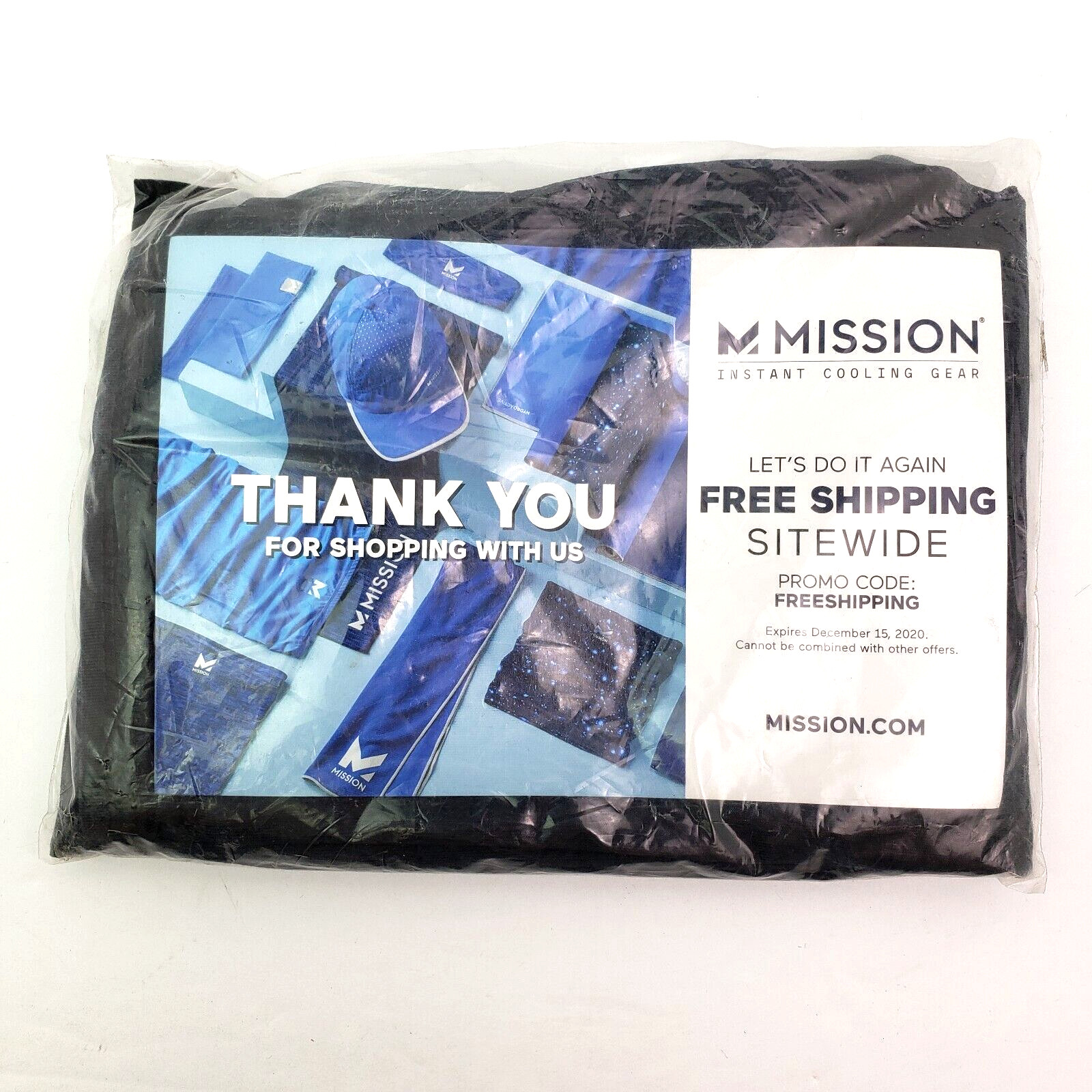 Mission Unisex One Size Black All Weather Cooling Neck Gaiter