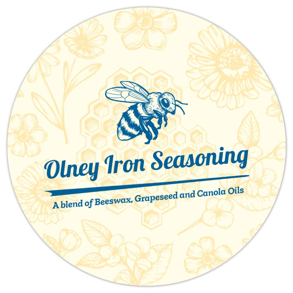 Cast Iron Seasoning - MD Local Organic Beeswax Blend - 2 OZ